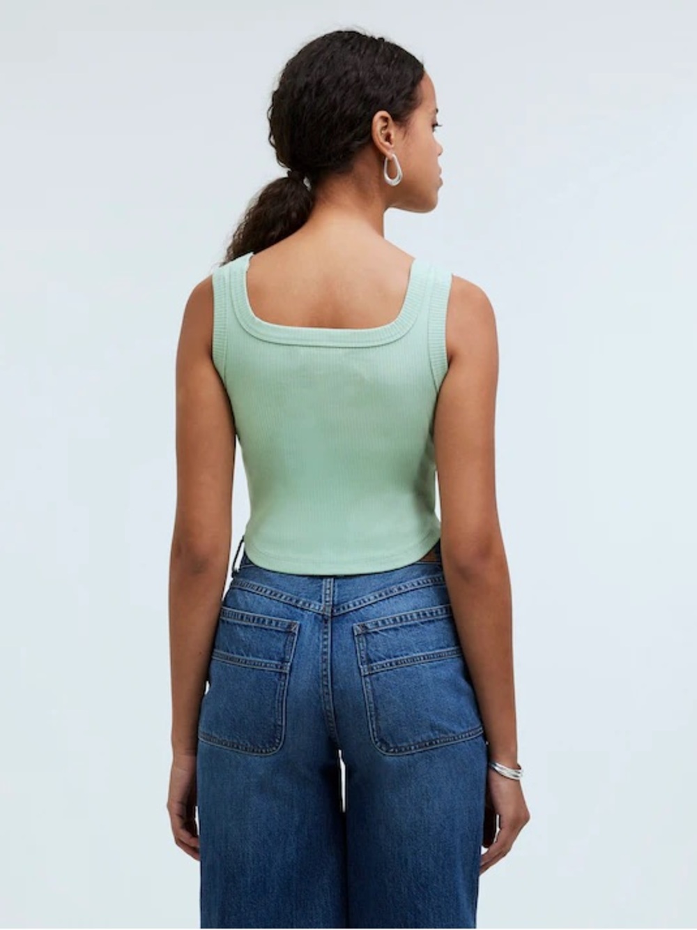 Madewell Ribbed Tank Top - Picture 4 of 6